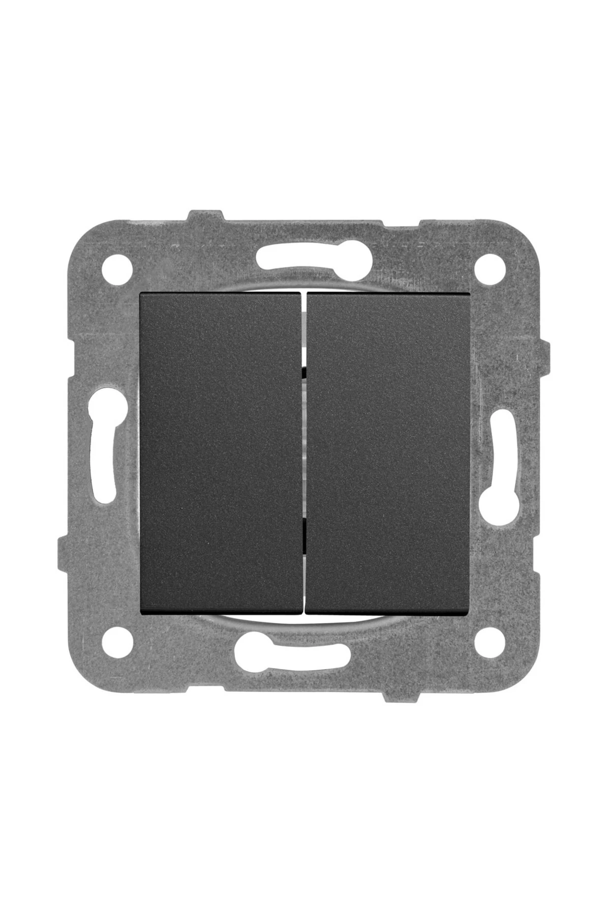 Novella 2'li Komütatör Çerçeve Siyah