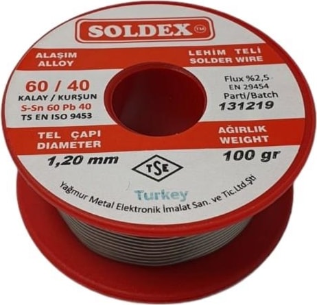 100 gr 1.2mm 60/40 Lehim Teli