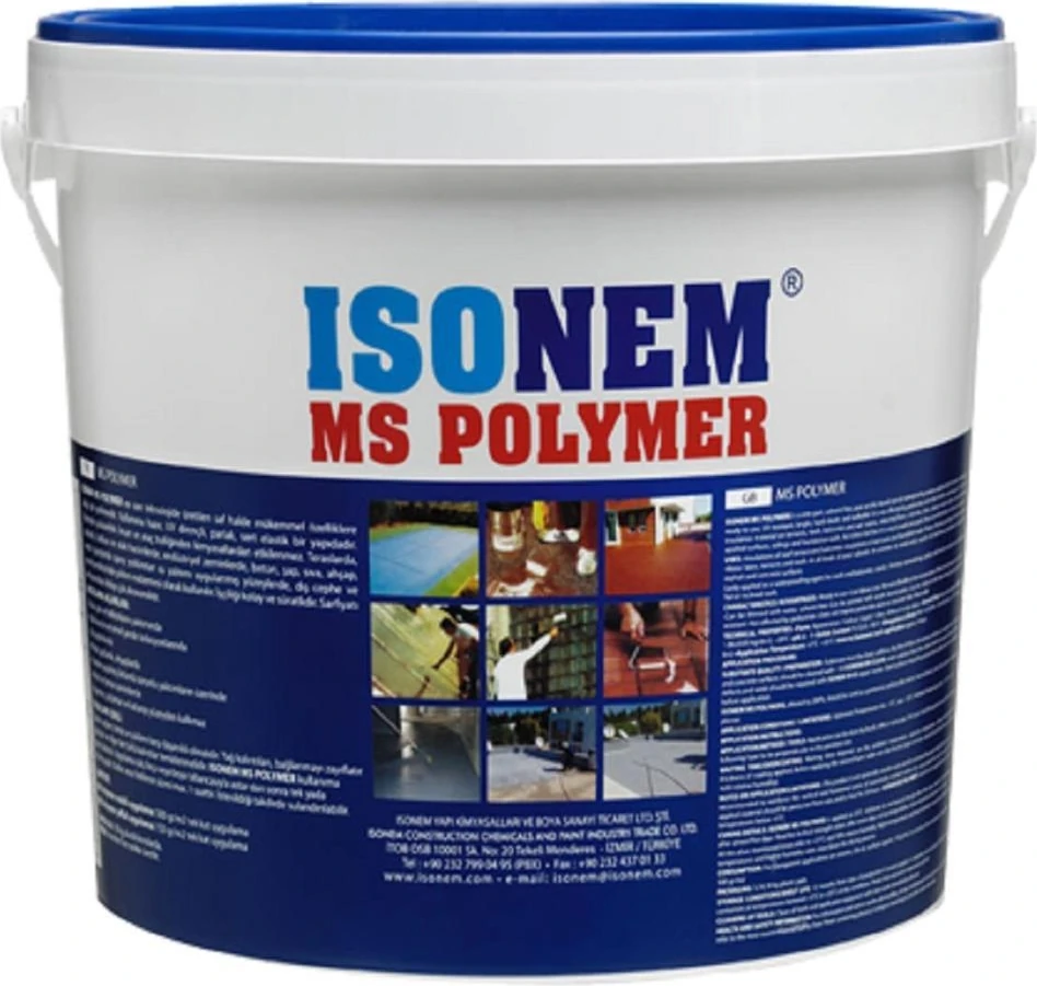 Isonem Ms Polymer %300 Elastik Su Yalıtım Boyası 5 kg Kırmızı