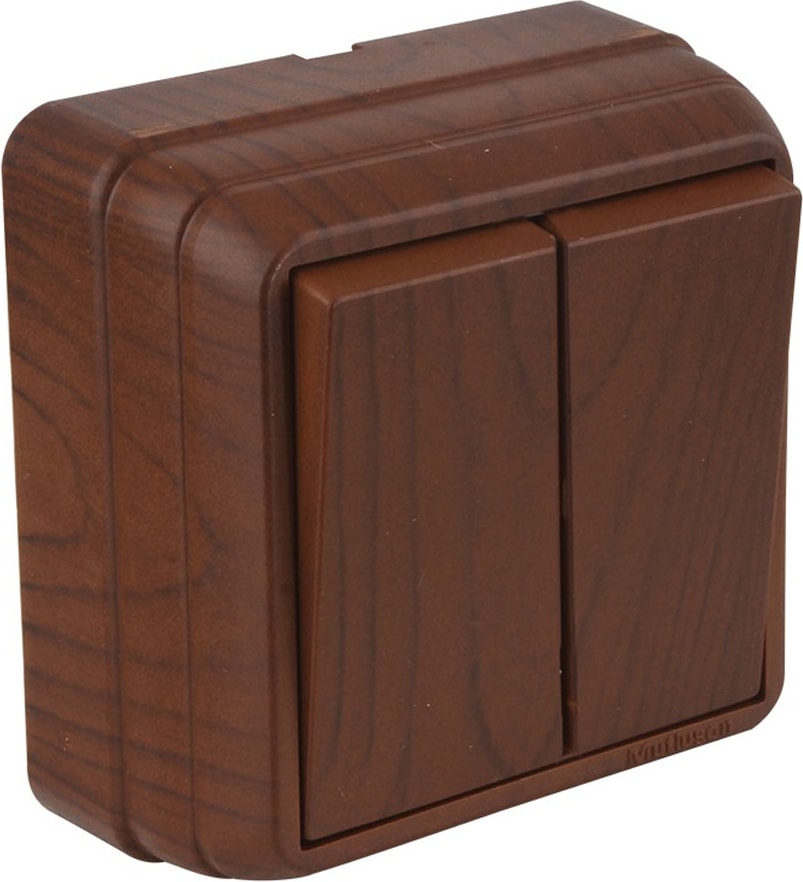 Bron Sıva Üstü Ceviz Komütatör Anahtar Mut-2160 302 0257