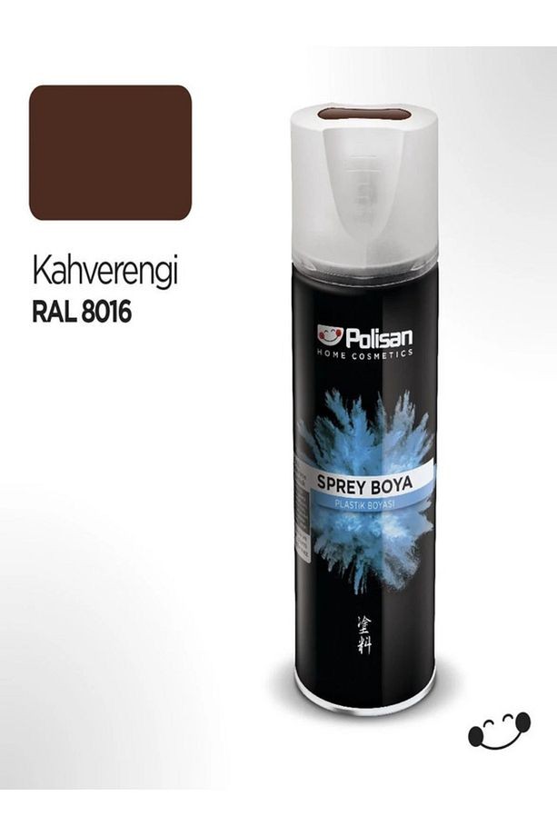 SPREY BOYA KAHVE RAL - 8016 POLİSAN