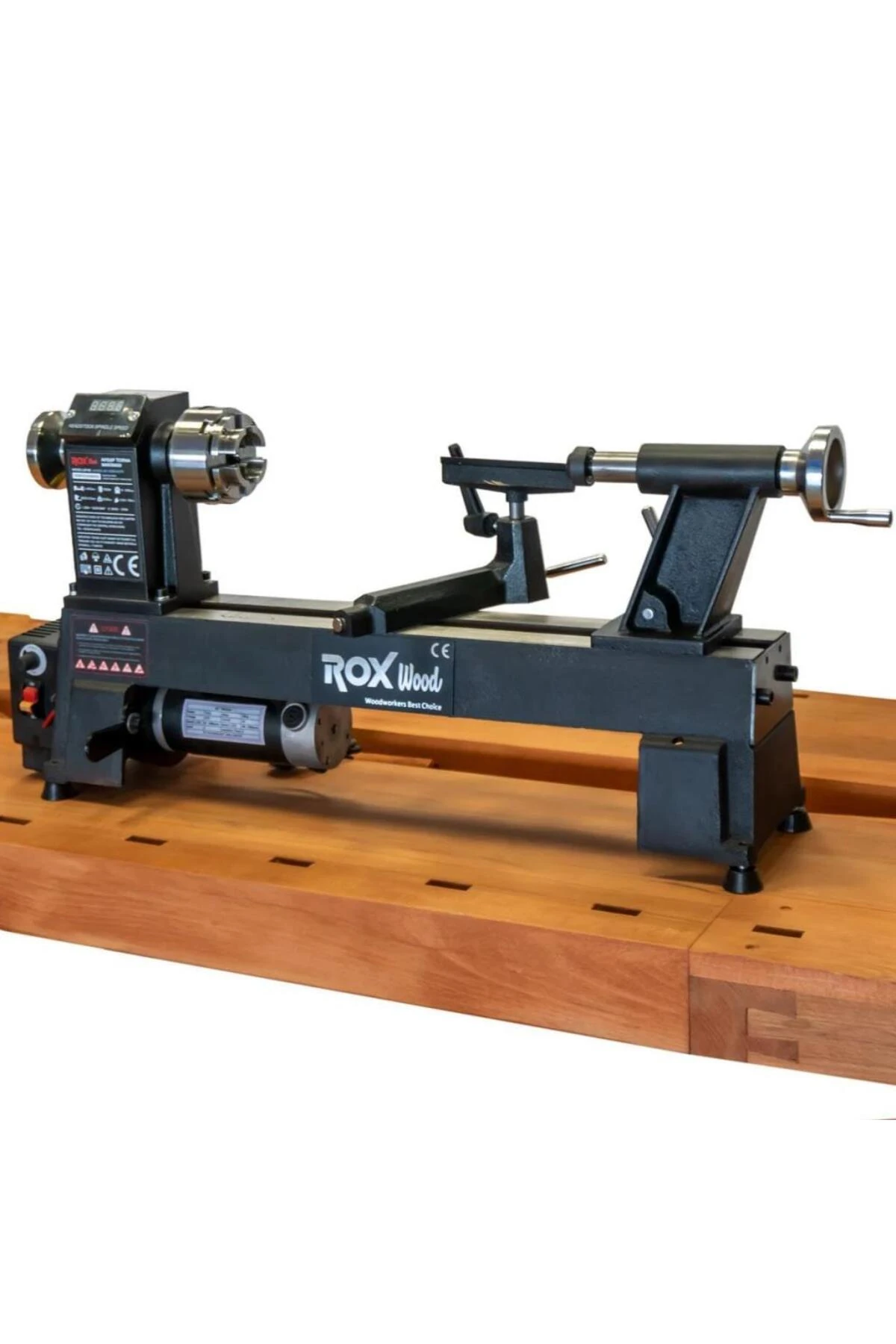 0179 Devir Ayarlı Ahşap Torna Makinası 750 Watt