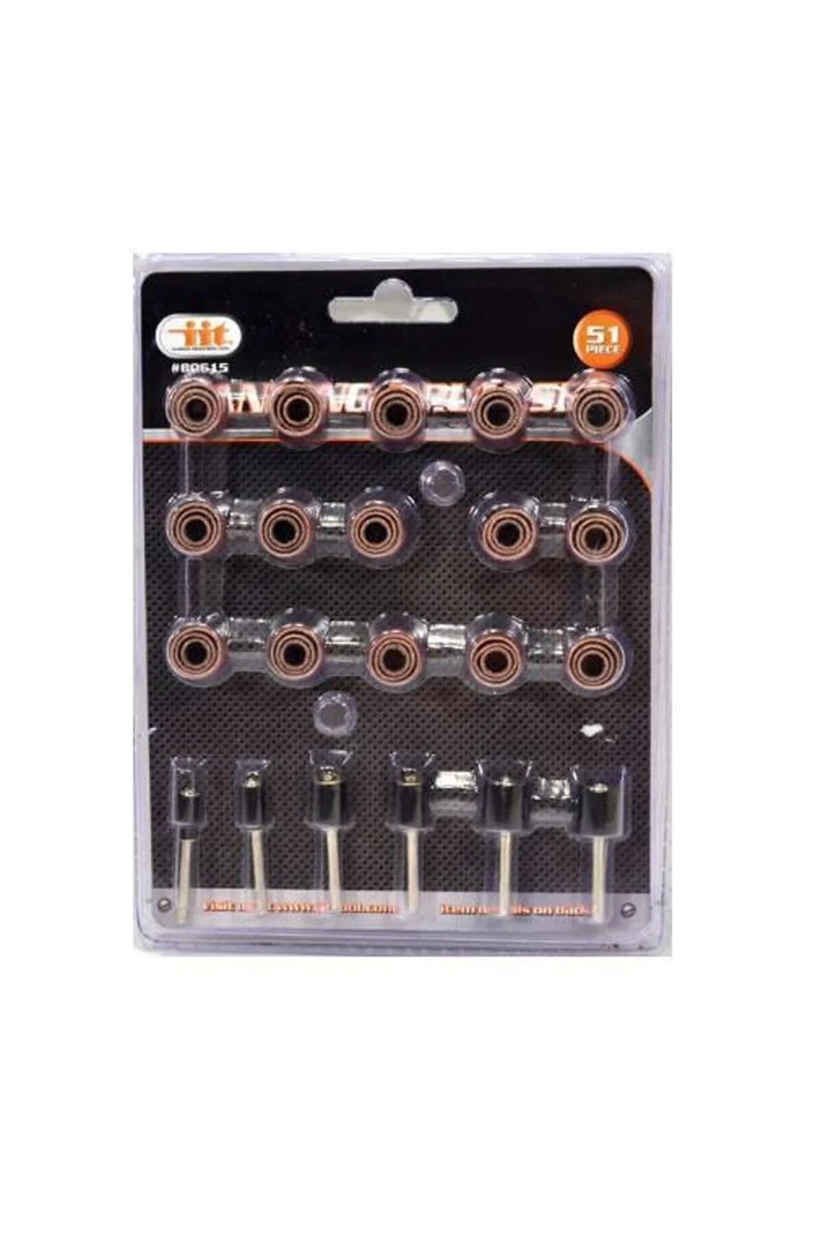 51 Parça Zımparalama Seti Ahşap Zımpara Seti Dremel Gravür