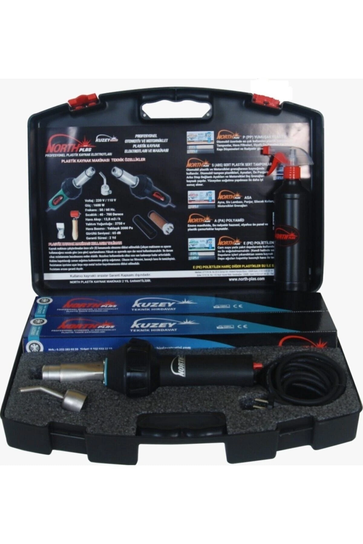 Plastik Kaynak Makinası Seti Tampon Far Kaynak Makinası