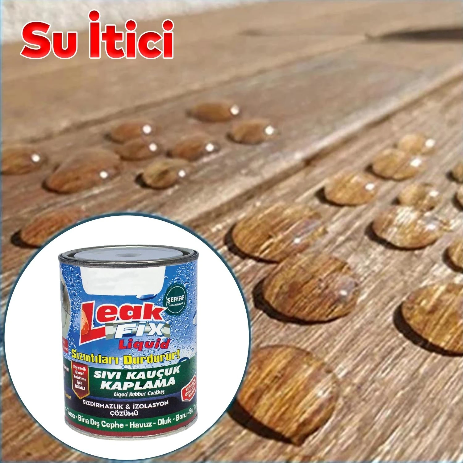 Şeffaf Leak Fix Liqid Su Sızıntı Durdurucu Sıvı Kauçuk Kaplama Izalasyon Sızdırmaz Yalıtım 700 gr