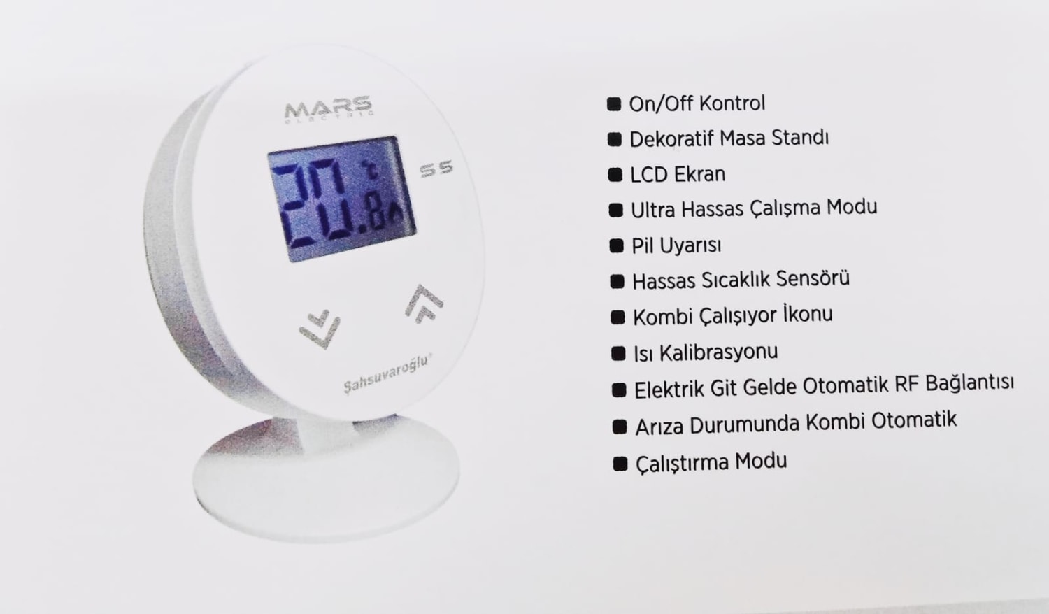 S5 Kablosuz Oda Termostatı-Restoyapı