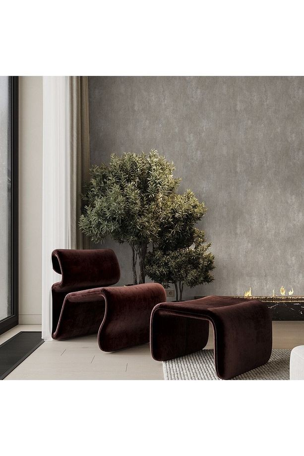 Roka 23107-2 Krem Rengi Üzeri Gri Damarlı Duvar Kağıdı 16,50m2