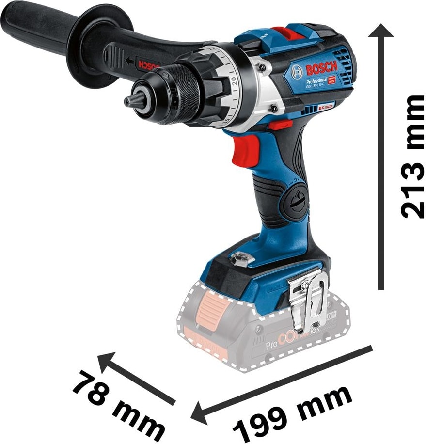 BOSCH Gsr 18V-110 C 2X8.0AH Procore Akülü Delme Vidalama Makinesi