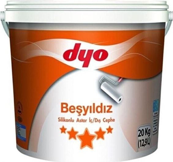 Beşyıldız Silikonlu Iç Dış Astar 10 kg Beyaz