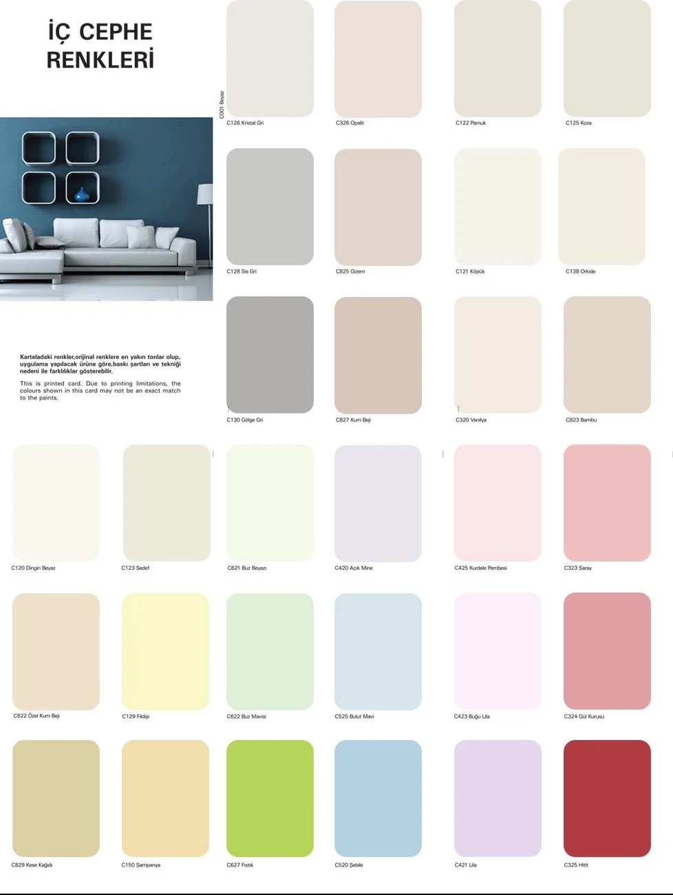 Casati Silikonlu İç Cephe Boyası 10 Kg