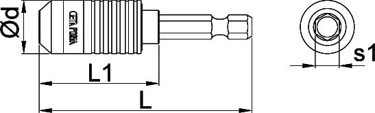 BT/01QH Manyetik Bits Tutucu (Kilitli)