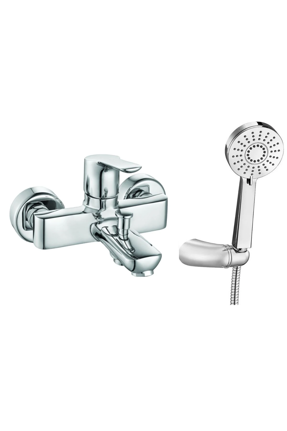 Luna Banyo Bataryası + ECA Fırat Mafsallı Duş Seti Banyo Üst Takımı