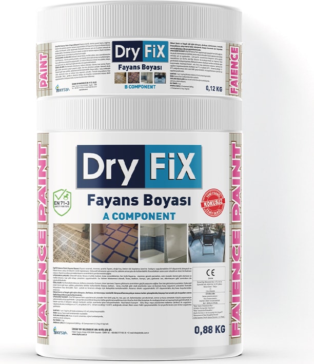 Faience Paint Fayans Boyası 1 kg Fp-01 Beyaz