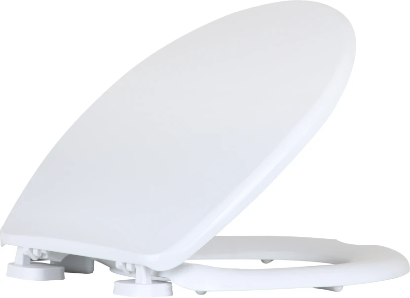 Akdeniz Oval Klozet Kapağı - 443x372 mm, Dayanıklı ve Çizilmez Yüzey, Beyaz Renk, Modern Tasarım