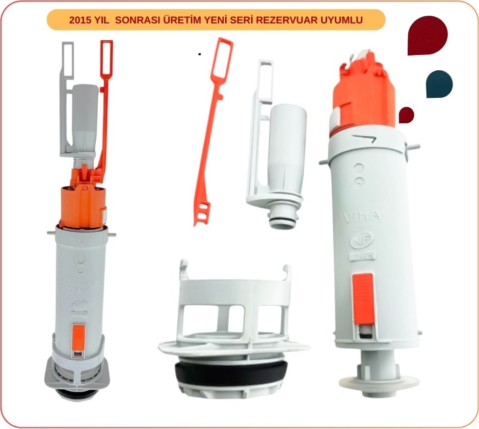 436868YP Vitra Boşaltma Gurubu 8 cm Altı Kare