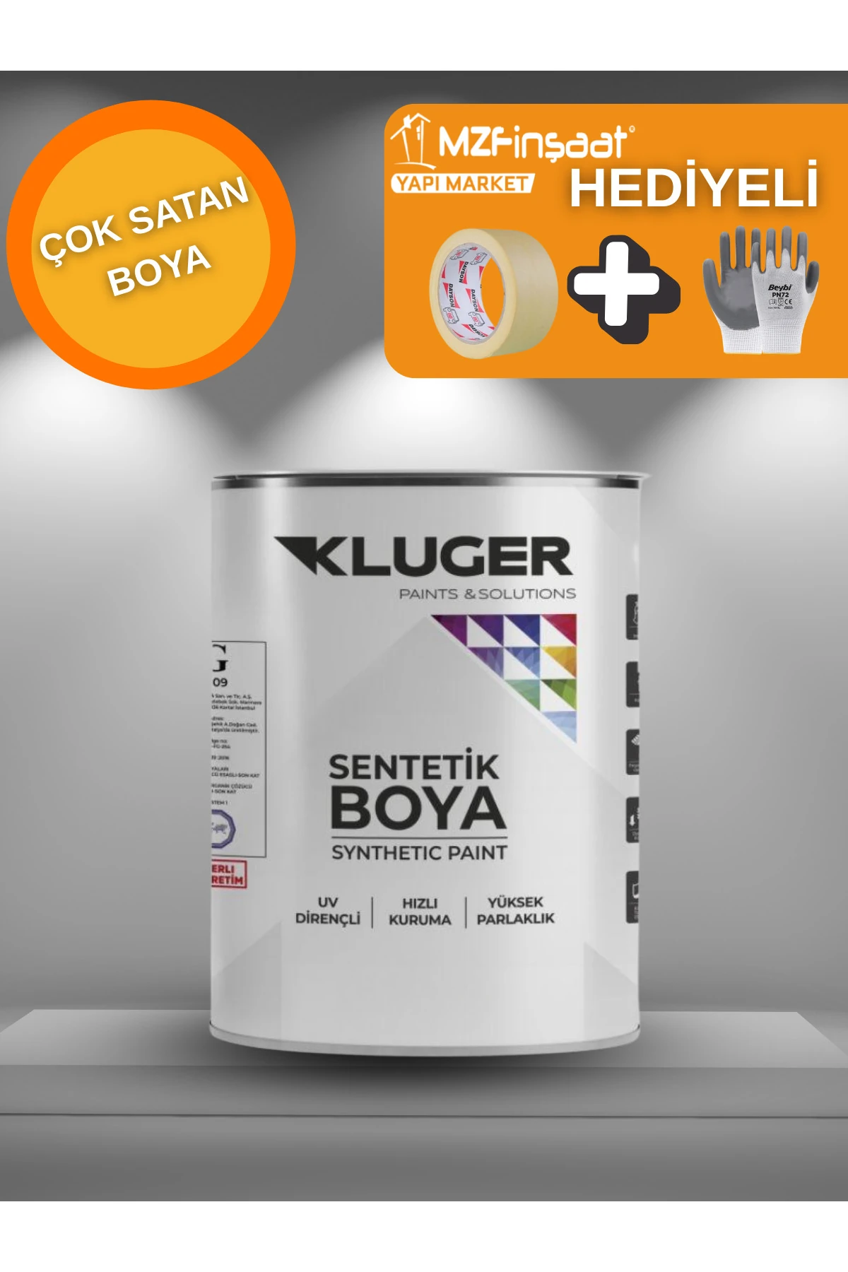 KLUGER METAL BOYASI SİYAH-MAT SİYAH-BEYAZ-MAT BEYAZ-METAL AYAK- METAL AKSESUARLAR-METAL YÜZEYLER