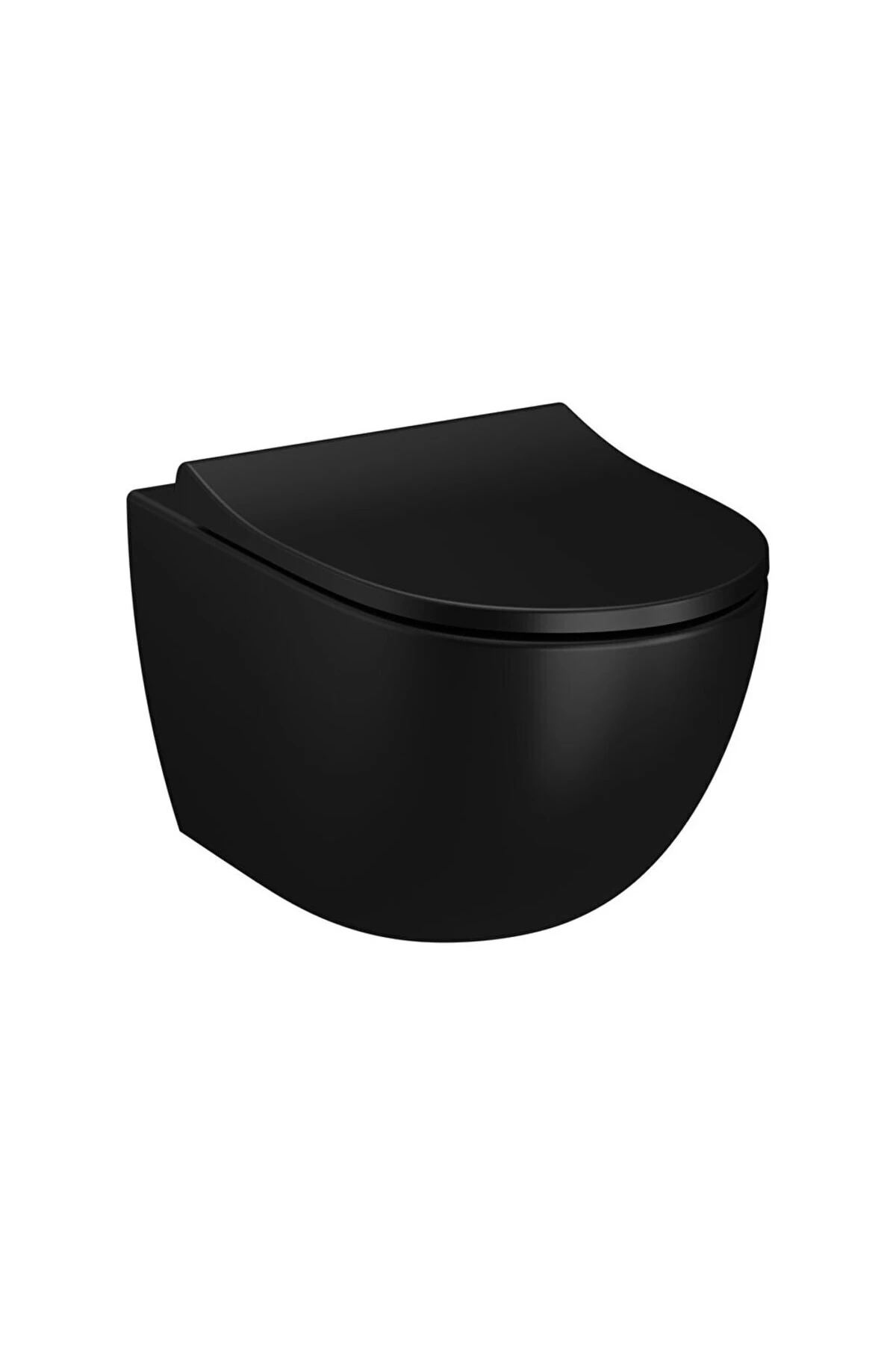 Sento 7748b083-0559 Rim-ex Asma Klozet, 54 Cm, Mat Siyah