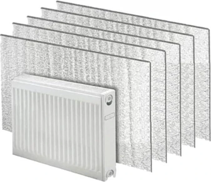 Ev ve Işyeri Için 5 Adet Radyatör Petek Arkası Yalıtım Levhası Plakası 1 cm