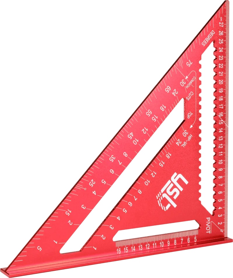Alüminyum Üçgen Marangoz Gönye 30 cm