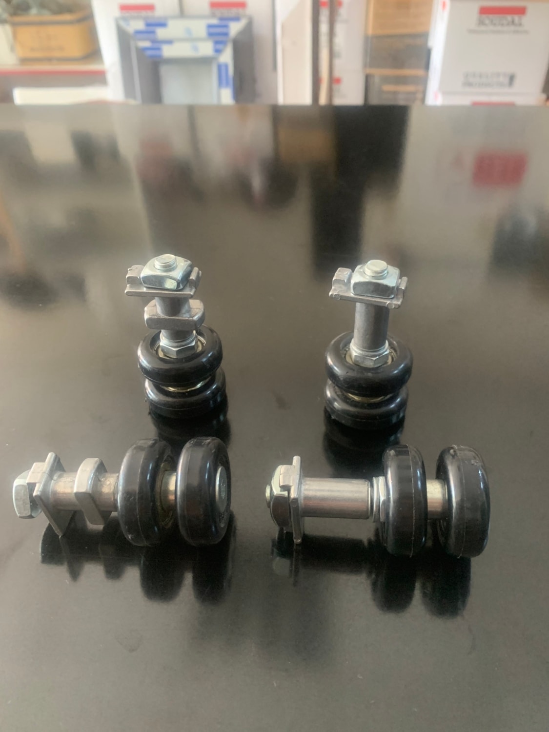 6 Adet Cam Balkon Tekeri