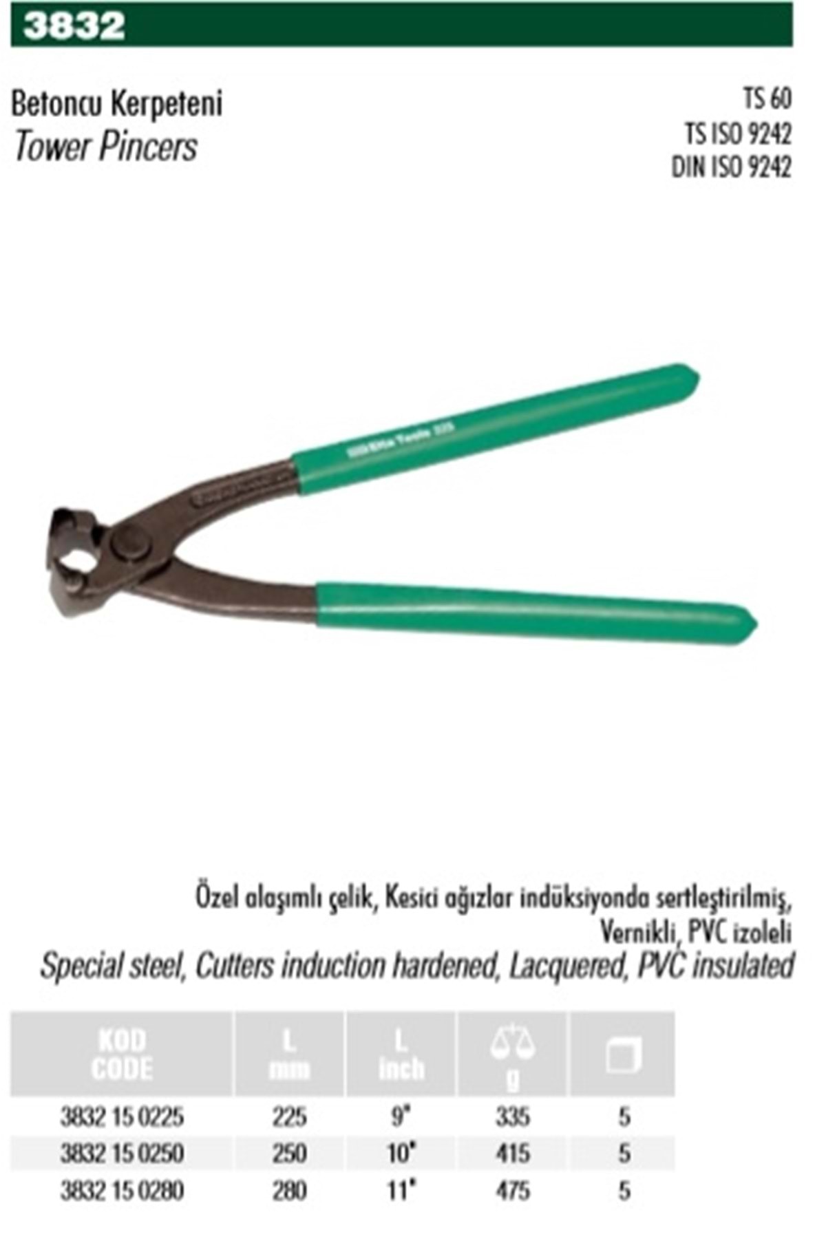280 Mm Betoncu Kerpeteni 3832 15 0280