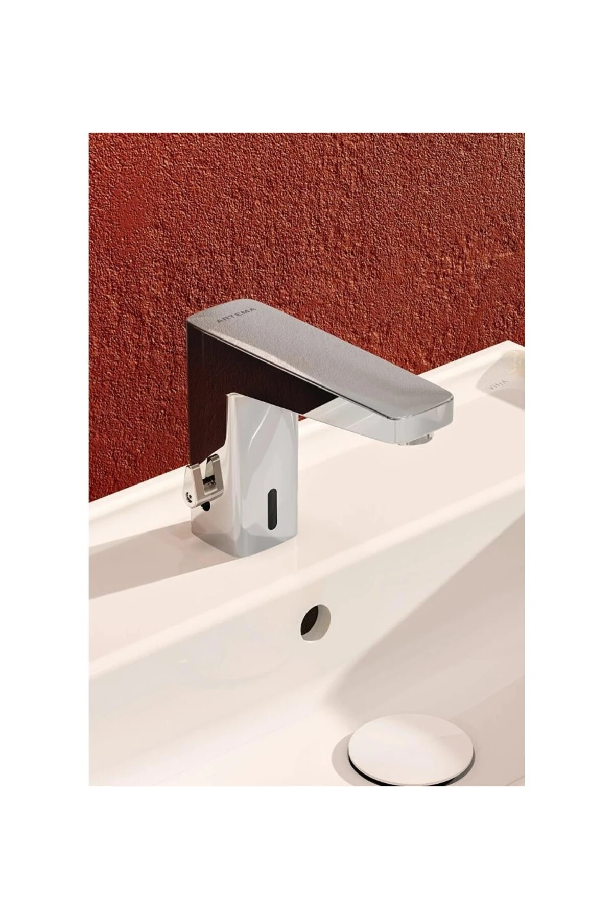 Root Square Temassız Lavabo Bataryası - Elektrikli - Krom