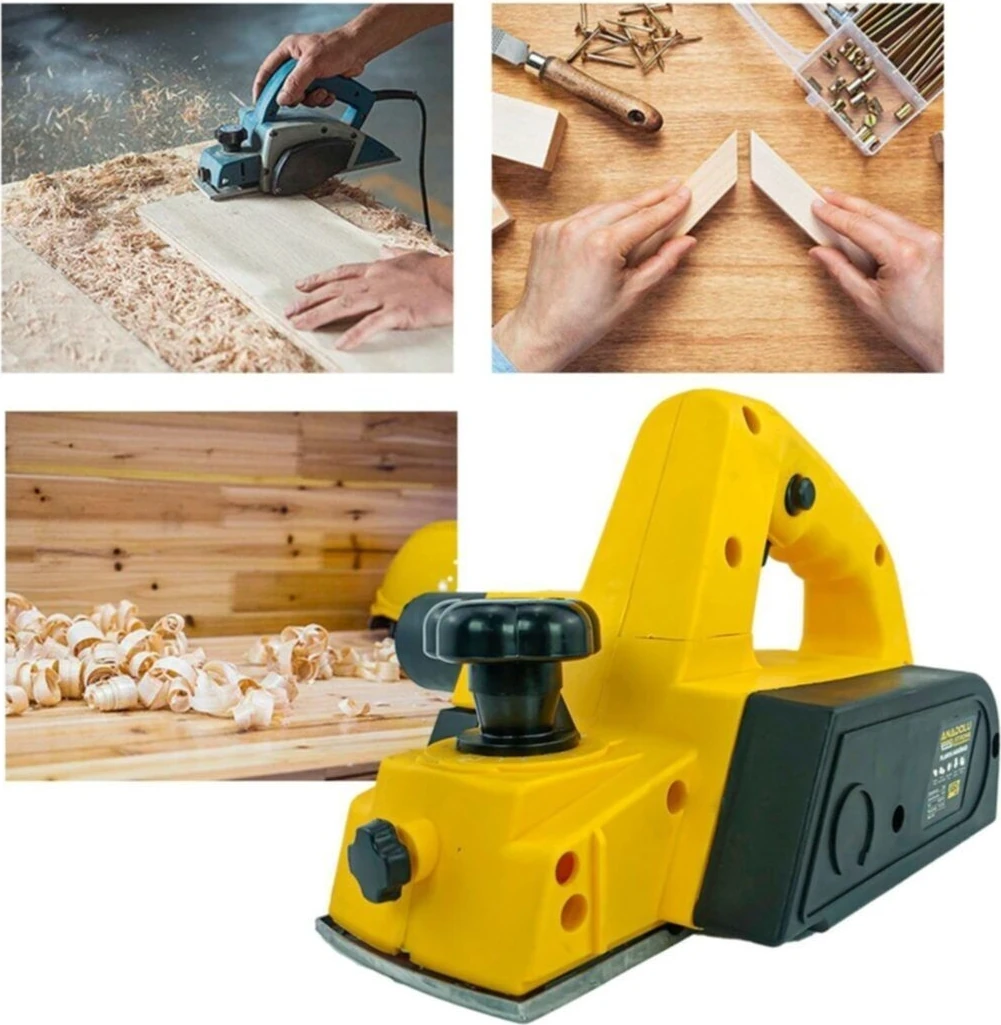 ANS1039 650W Çift Bıcaklı Professionel Planya Makinası 82 mm