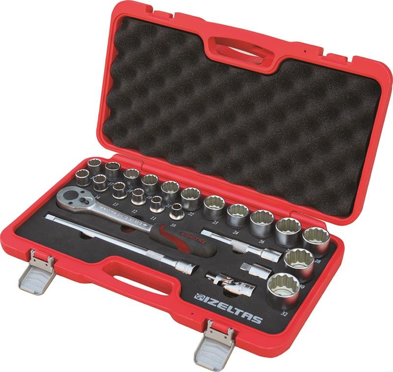24'lü Lokma Anahtar Takımı 1/2"