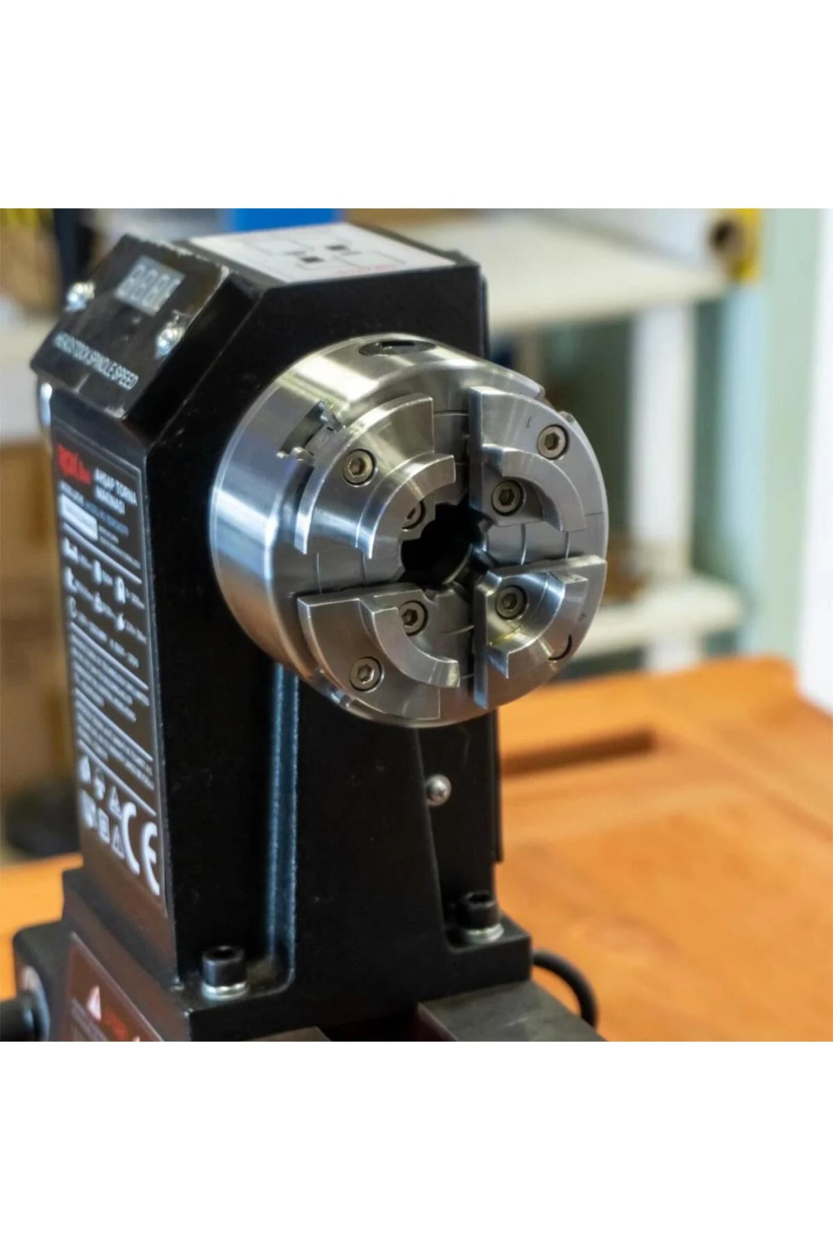 0179 Devir Ayarlı Ahşap Torna Makinası 750 Watt