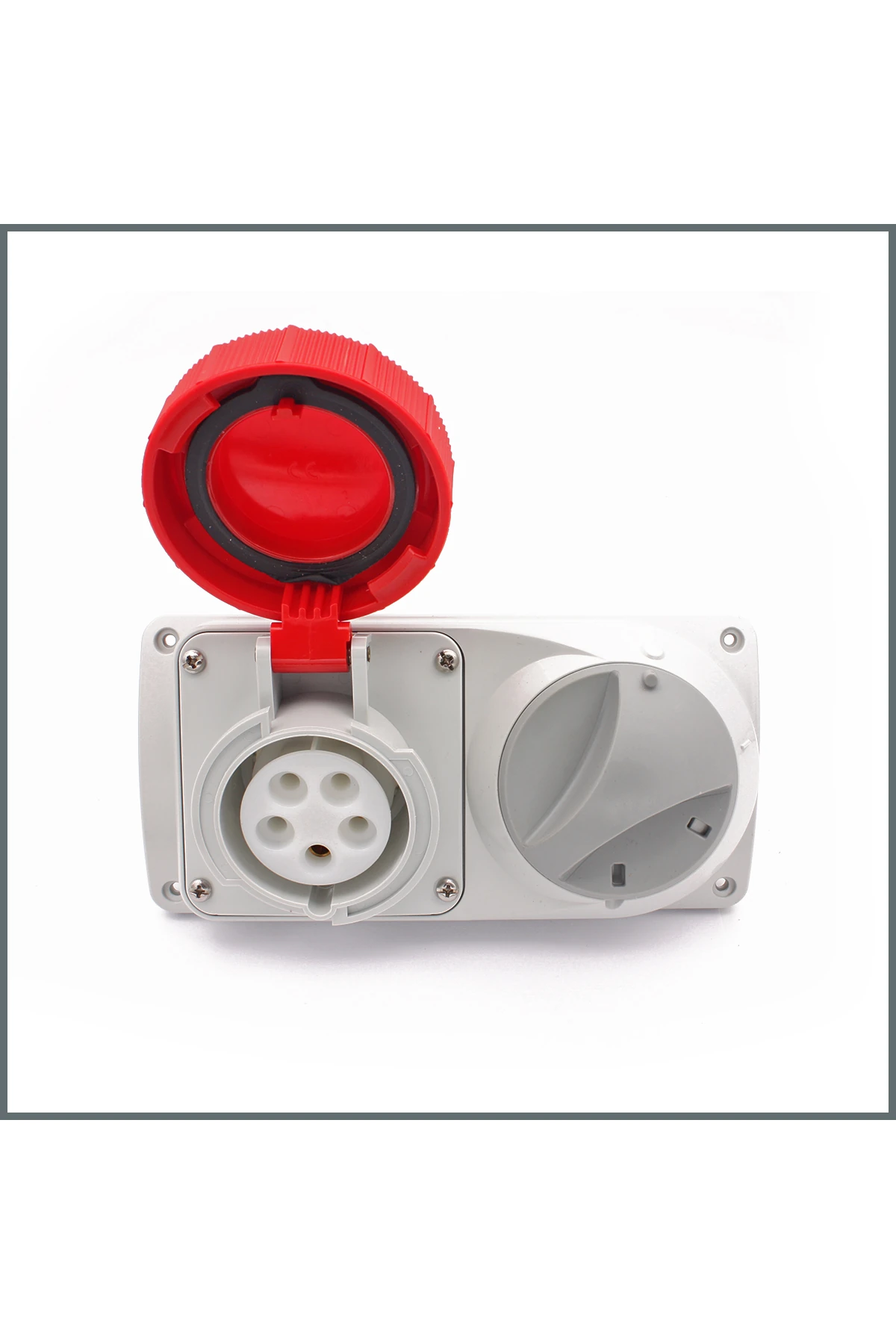 Prima Serisi Anahtarlı Priz 16 A (IP55) 400v (YATAY) 3p N T H:6