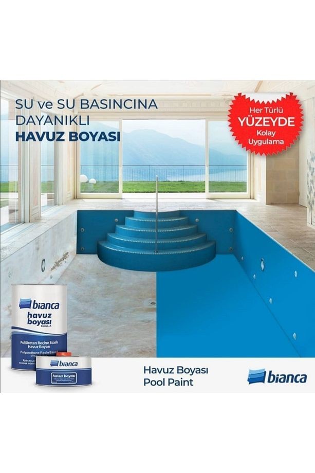 Havuz Boyası 4,5 Kg Mavi
