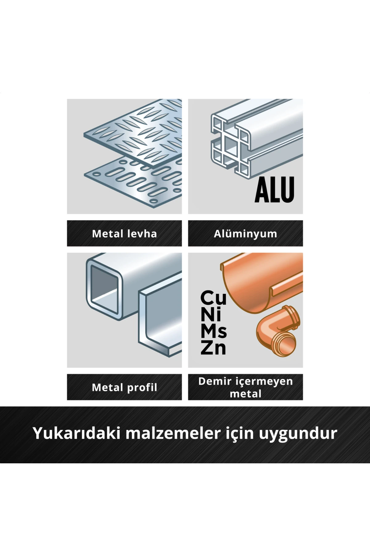 S-CASE 10 parça metal matkap ucu seti - 49108723