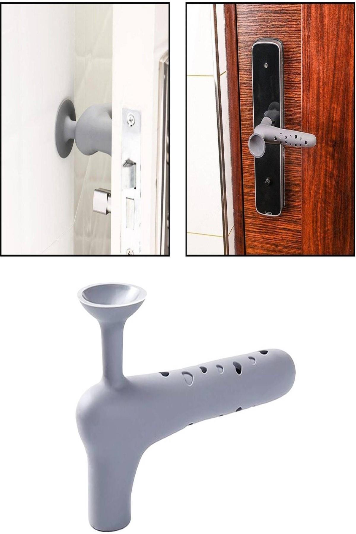 Silikon Kapı Kolu Stoperi Duvar Koruyucu Pencere Tutucu Stoper Çocuk Güvenlik Aparatı Duvar Koruyucu