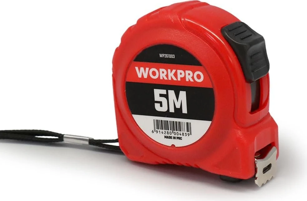 WP261003 5MX19MM Beyaz Çelik Şerit Metre