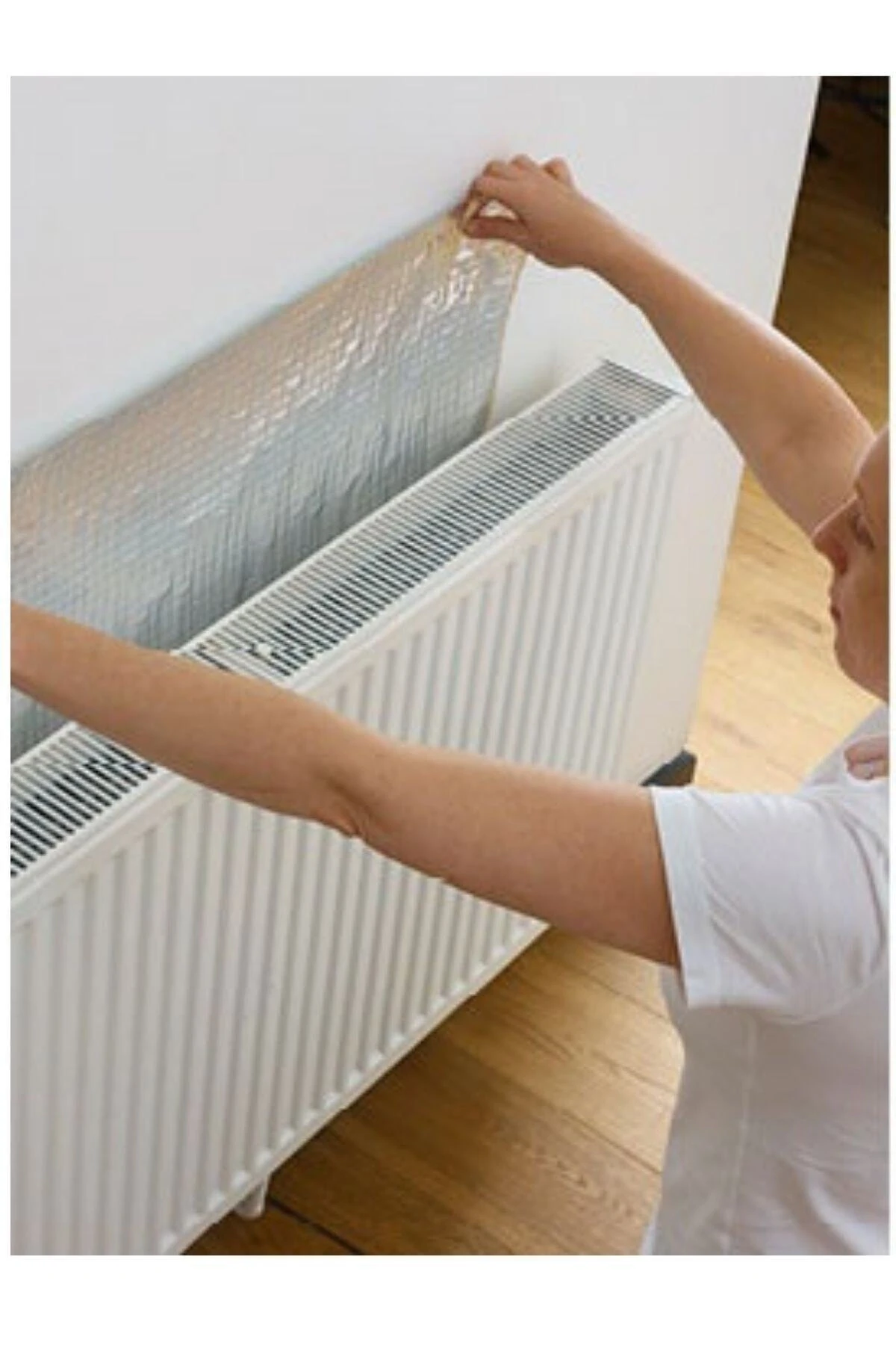3 Adet Petek Radyatör Arkası Folyo Kalorifer Soba Arkalığı Alüminyum Isı Sıcaklık Yalıtım Levhası