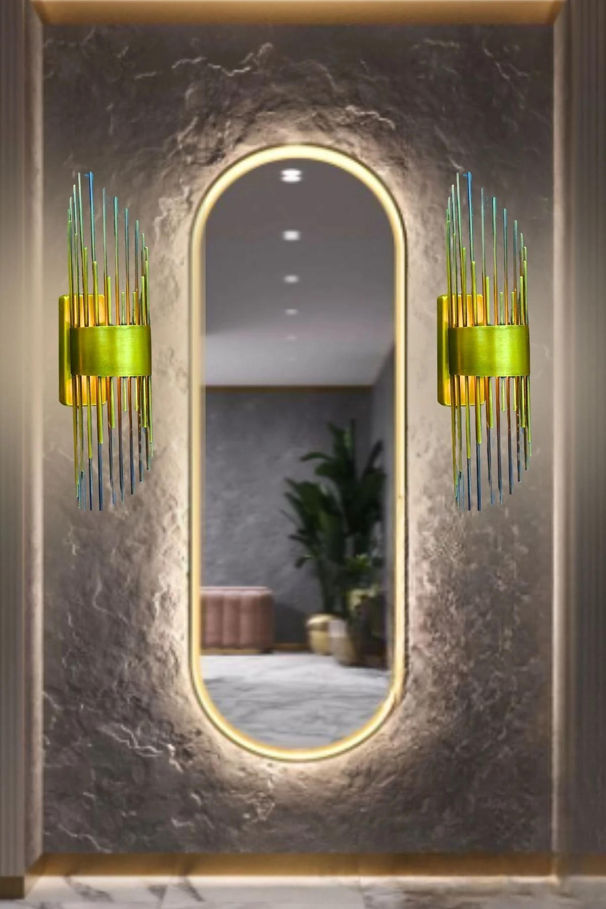 Merdiven Aplik Eskitme, Pilli Aplik, Anahtarlı, Pilli Elektrikli Ledli Duvar Aplik, Gece Lambası