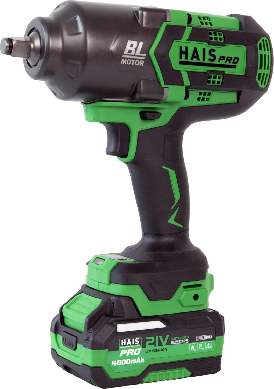 Haispro Akülü Somun Sıkma Darbeli 1300NM 21V 4.0AH RB-818 Haıspro (2X4.0AH Akü)
