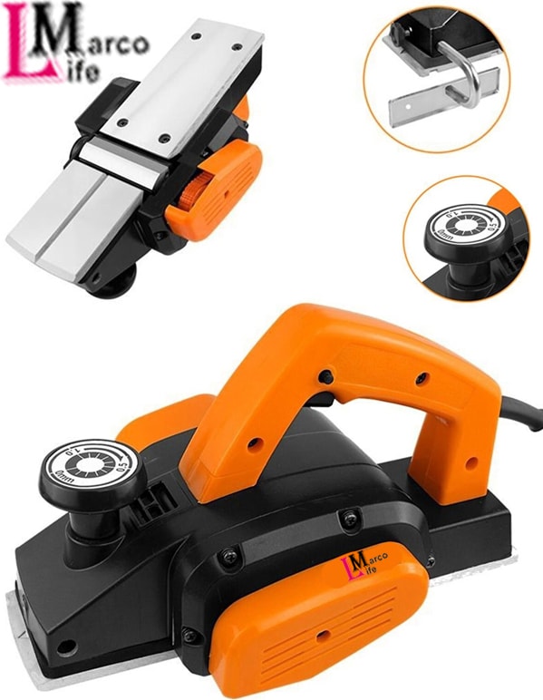 Alman 5200 W Çift Bıçaklı Bakır Sargılı Sjs Metal Şanzıman Planya Rende Makinesi