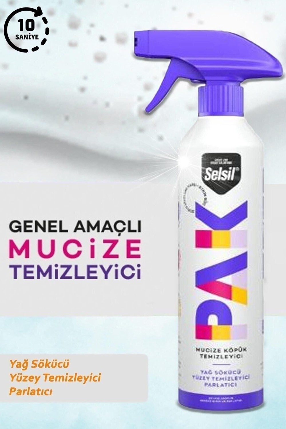 Pak Mucize Köpük Sprey Temizleyici