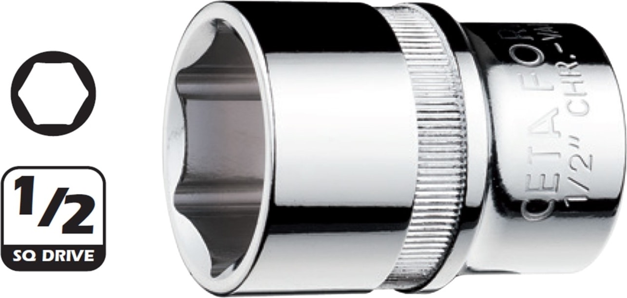 Ceta 1/2" 6 Köşe Lokma Anahtarı 11 MM-C22 H11