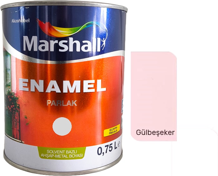 Enamel Sentetik Parlak Yağlı Boya 0.75 Lt Gülbeşeker