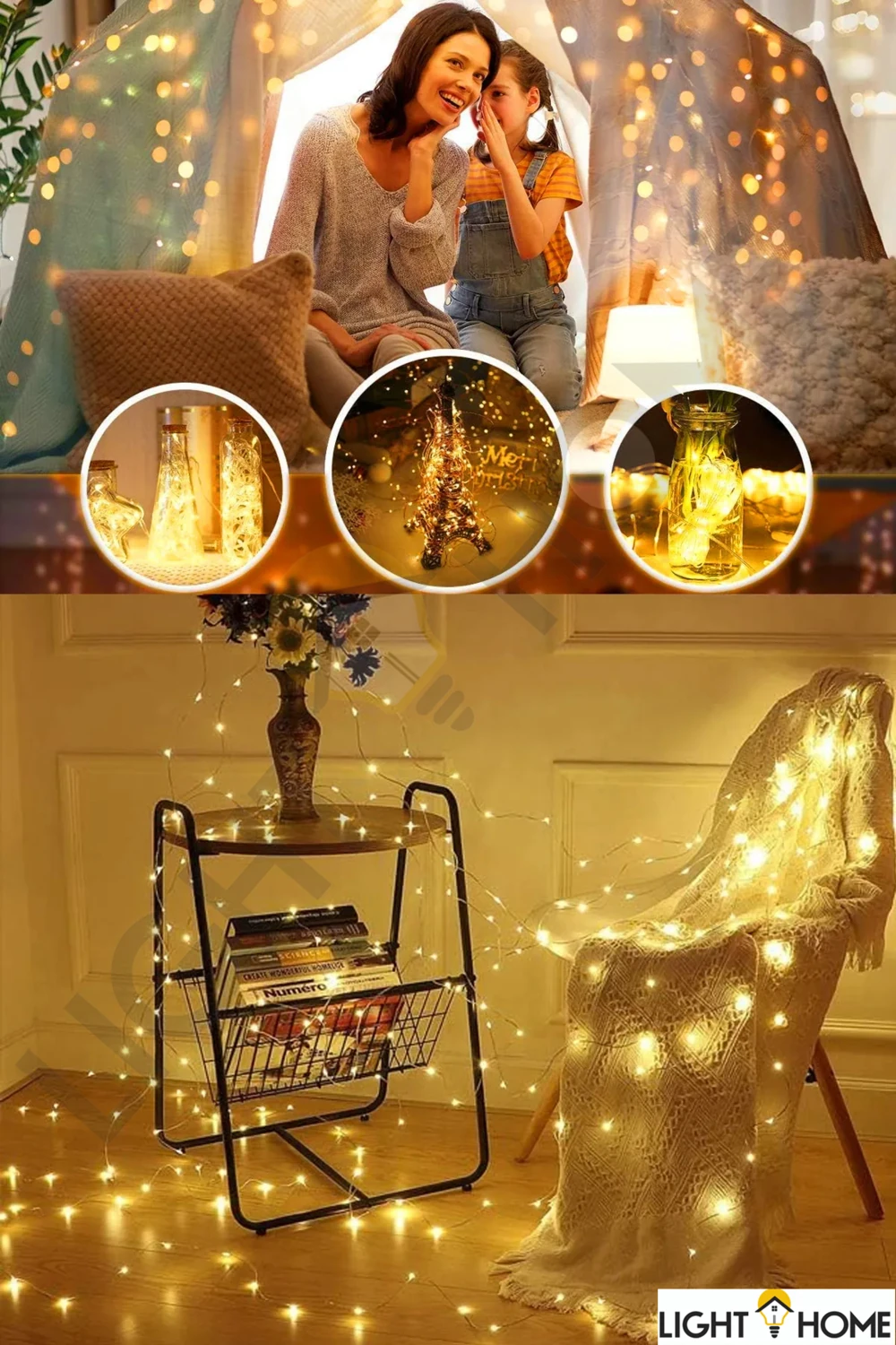 200 LED Güneş Enerjili Peri LED Işık Bahçe, Balkon ve Dış Mekan Için ...