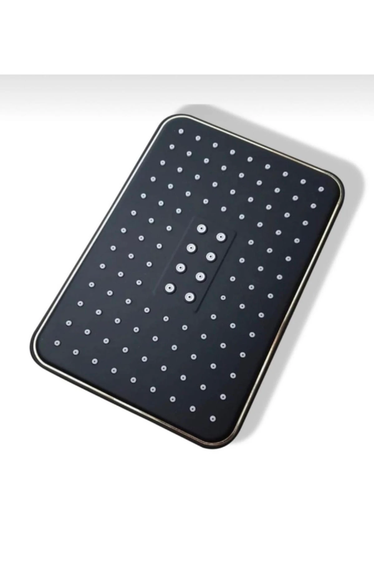 Siyah Duş Sistemi Mat Siyah Duş Seti Tepe Yağmurlama Duş Takımı Siyah Duş Başlığı Büyük Model