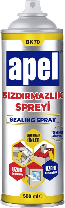 Su Sızdırmazlık Su Izolasyon Spreyi Şeffaf 500 ml