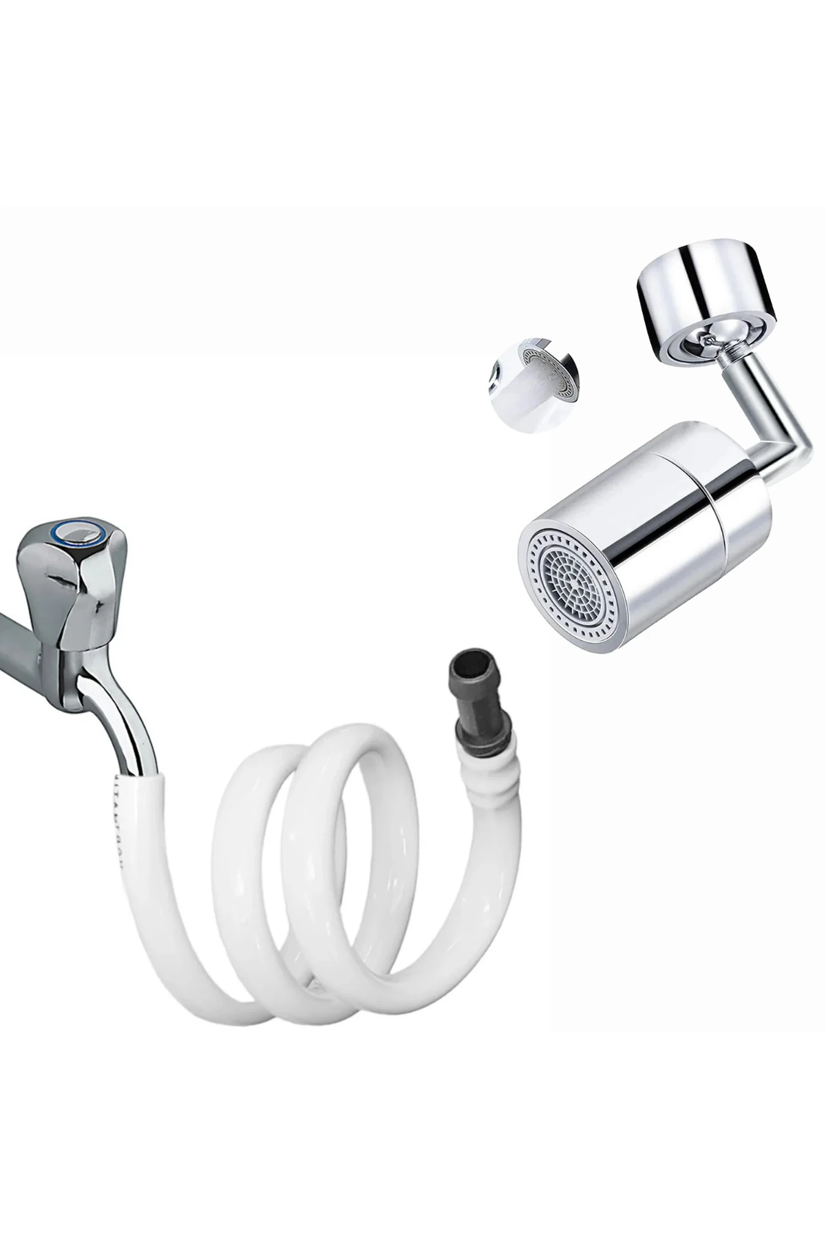 Toplanan Hortum Matik Hijyenik Wc Tuvalet Taharet Musluk Ucu Spiral Hortumu