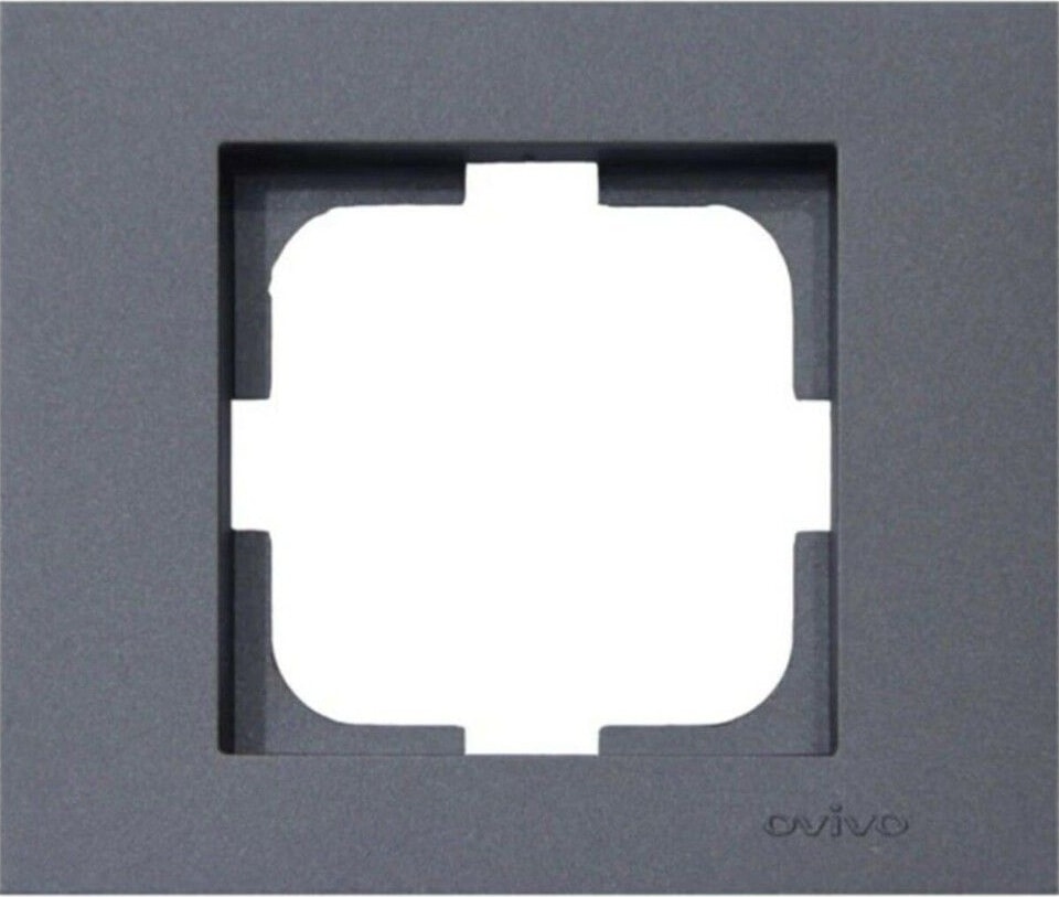 4 Adet  Grano Füme Tekli Çerçeve