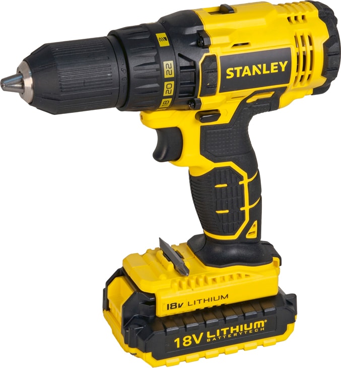 STANLEY SCD201D2K-TR 18V Akülü vidalama Darbesiz 2AH Çift Akülü