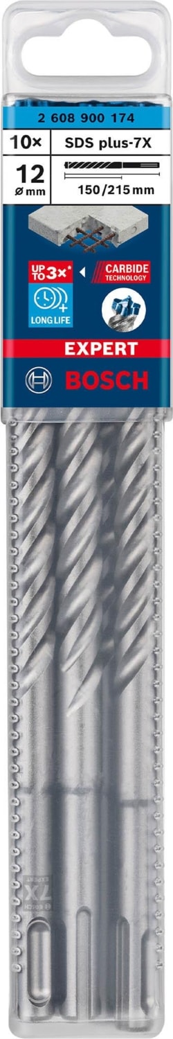 Expert 12X215 mm 10’lu Yeni Sds Plus-7x Matkap Ucu 2608900174