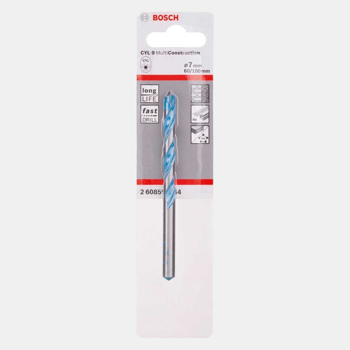 BOSCH Karat Matkap Uçu 7X100 mm Çok Amaçlı