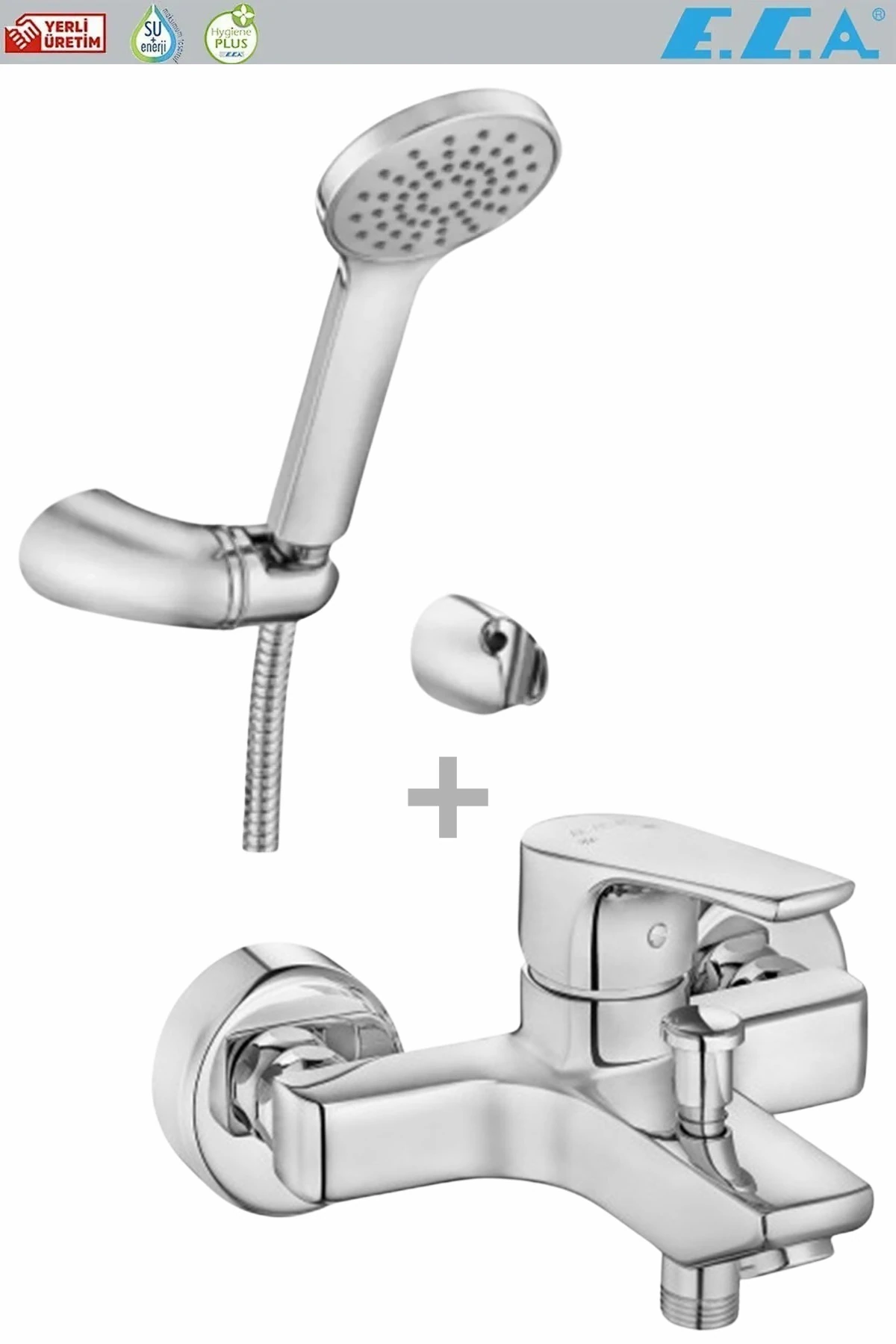 Niobe Banyo Bataryası 482+ Spil Mafsallı Duş Seti 2'li Set